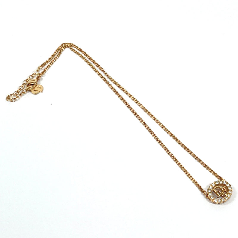 Dior Necklace metal/Rhinestone gold Women Used