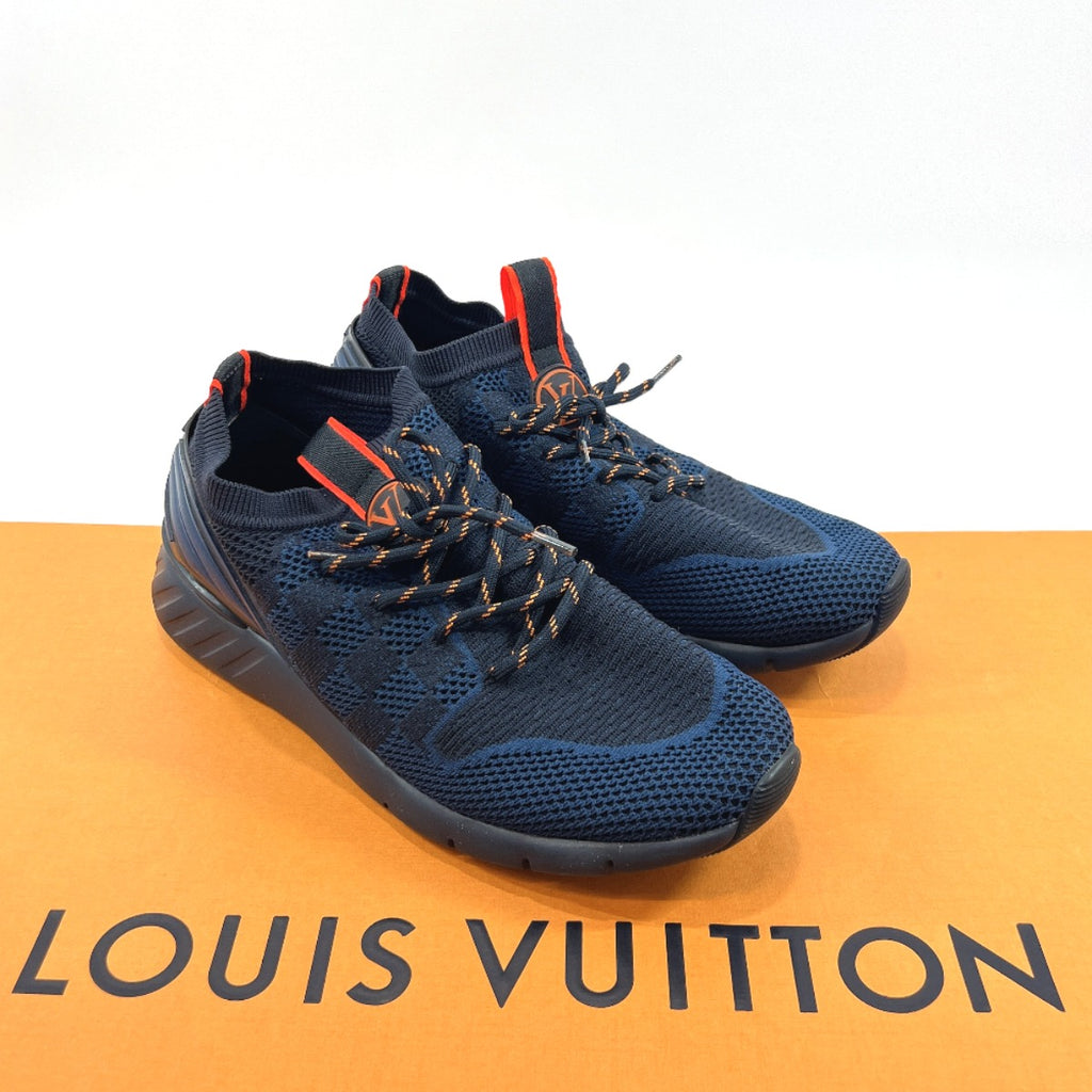 Louis Vuitton Damier Graphite Nylon Men's Sneakers Size 10, Designer Brand, Authentic Louis Vuitton