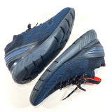 LOUIS VUITTON sneakers Damier Graphite Mesh Nylon/rubber Navy unisex Used