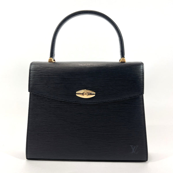 LOUIS VUITTON Handbag M52372 Malselv Epi Leather Black Women Used