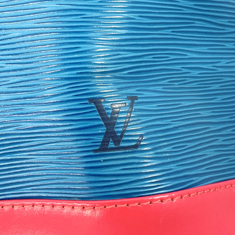LOUIS VUITTON Epi Noe Tricolor Shoulder Bag Red Blue Green M44082