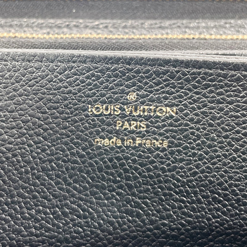 Louis Vuitton Black Monogram Empreinte Zippy Wallet - modaselle