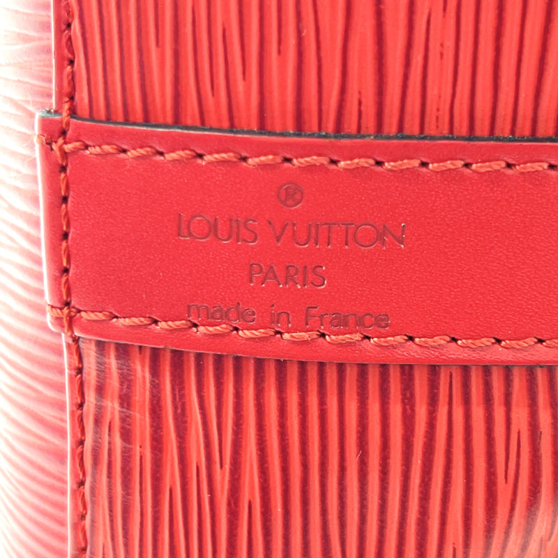 LOUIS VUITTON Louis Vuitton Petit Noe M44107 Epi Leather Red Gold