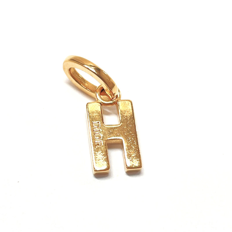 Dior Pendant top initial metal/Rhinestone gold Women Used