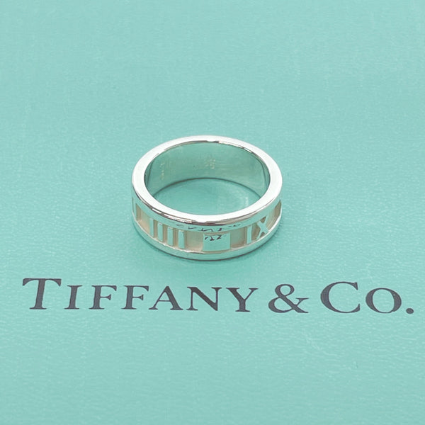 TIFFANY&Co. Ring Atlas Silver925/ #8(JP Size) Silver Women Used