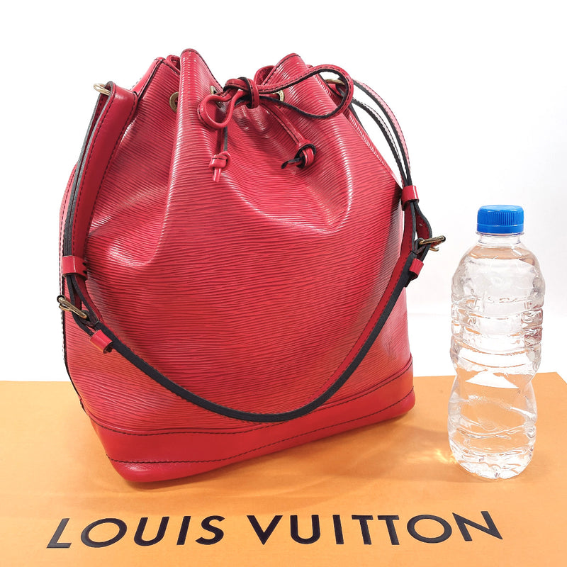 LOUIS VUITTON Shoulder Bag M44007 Noe Epi Leather Red Red Women Used