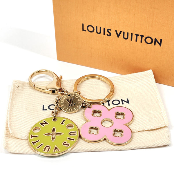 LOUIS VUITTON key ring M66006 portocre looping Bag charm metal gold gold Women Used