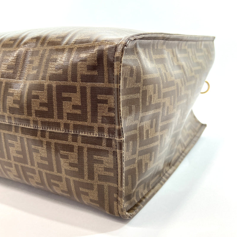 FENDI Tote Bag 8BH357 FILA collaboration Fendimania Zucca PVC/leather –