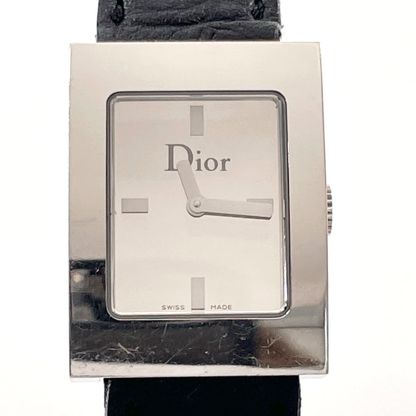 Dior Watches D78-109 Stainless Steel/leather Silver Silver Women Used