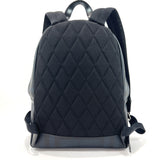 BURBERRY Backpack Daypack Backpack London check PVC/leather Navy Navy mens Used