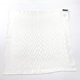 HERMES handkerchief Pocket handkerchief H pattern silk white unisex New