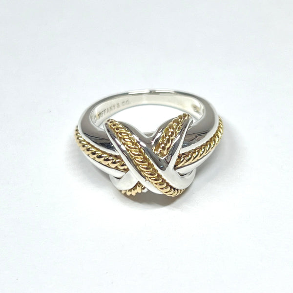 TIFFANY&Co. Ring Signature combination Silver925/K18 yellow gold #8.5(JP Size) Silver Women Used