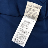 HERMES Polo shirt series stitch cotton blue mens New
