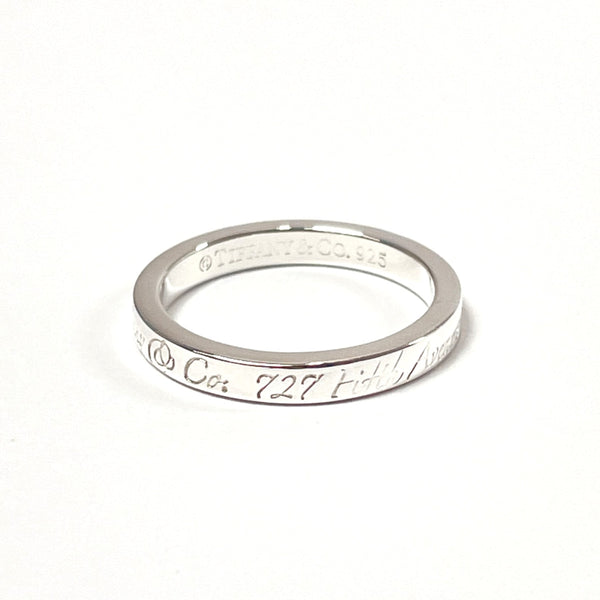 TIFFANY&Co. Ring Notes Narrow New York Silver925 #10(JP Size) Silver Women Used