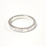 TIFFANY&Co. Ring Notes Narrow New York Silver925 #10(JP Size) Silver Women Used