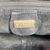 GUCCI Shoulder Bag 001-113-1036 Interlocking G Old Gucci leather Black Women Used