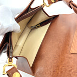 HUNTING WORLD Shoulder Bag leather Brown Women Used