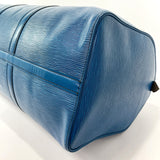 LOUIS VUITTON Boston bag M42965 Keepall 50 Epi Leather blue mens Used