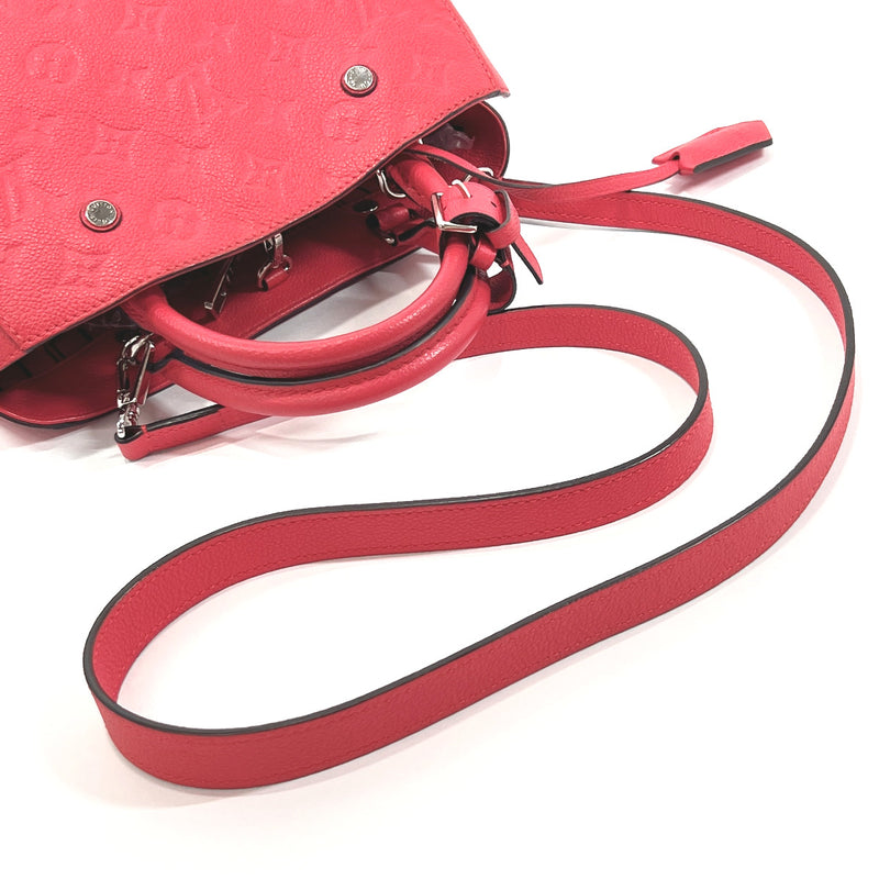 LOUIS VUITTON Handbag M41760 Montaigne BB Monogram Empreinte Red Red W –