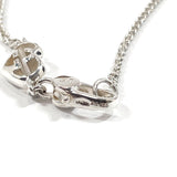 GUCCI bracelet Interlocking G heart Silver925/Bamboo Silver Women Used