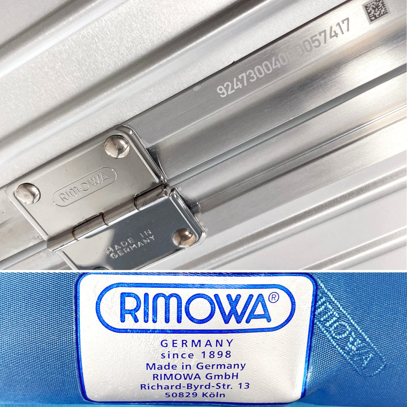 RIMOWA Carry Bag 924.73.00.4 TOPAS 85L 4 wheels Aluminum Silver