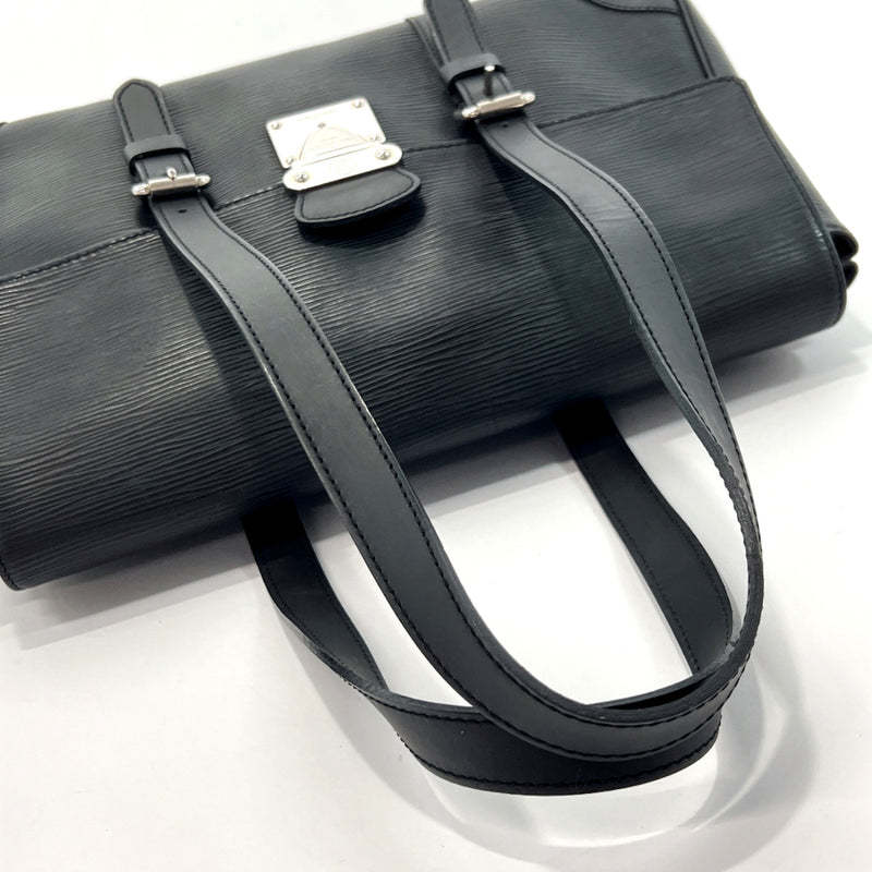 black epi leather segur