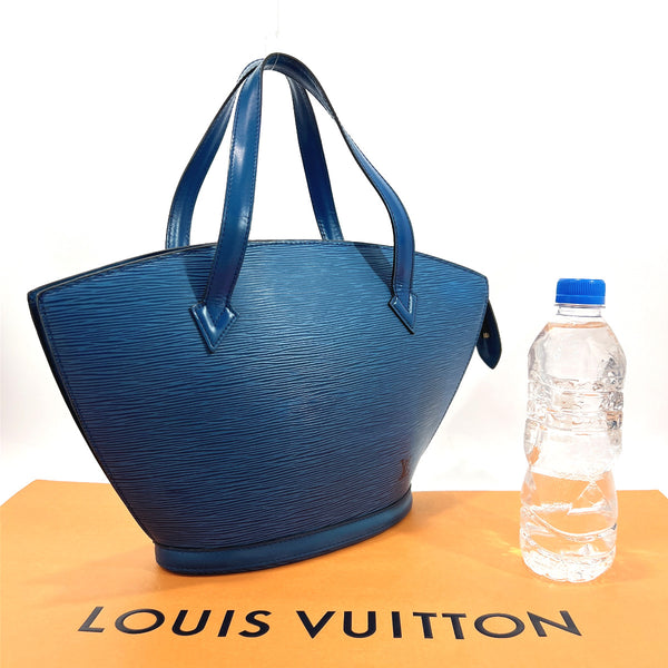 LOUIS VUITTON Shoulder Bag M52275 Sun jack Epi Leather blue Women Used