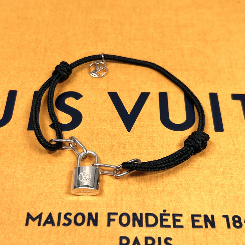 Louis Vuitton Silver Lockit x Virgil Abloh Bracelet, Black, One Size