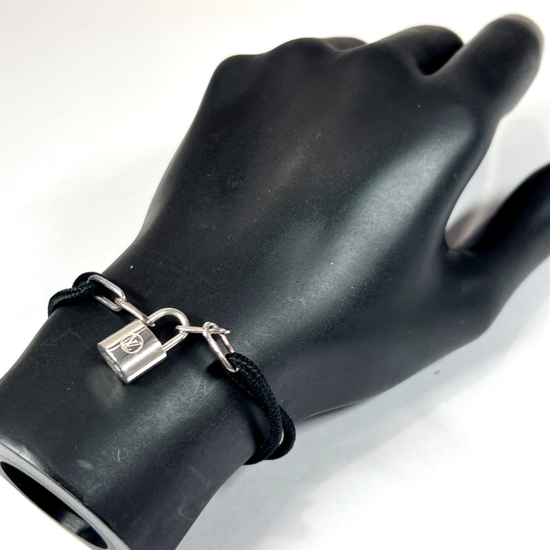 Louis Vuitton Silver Lockit x Virgil Abloh Bracelet, Black, One Size
