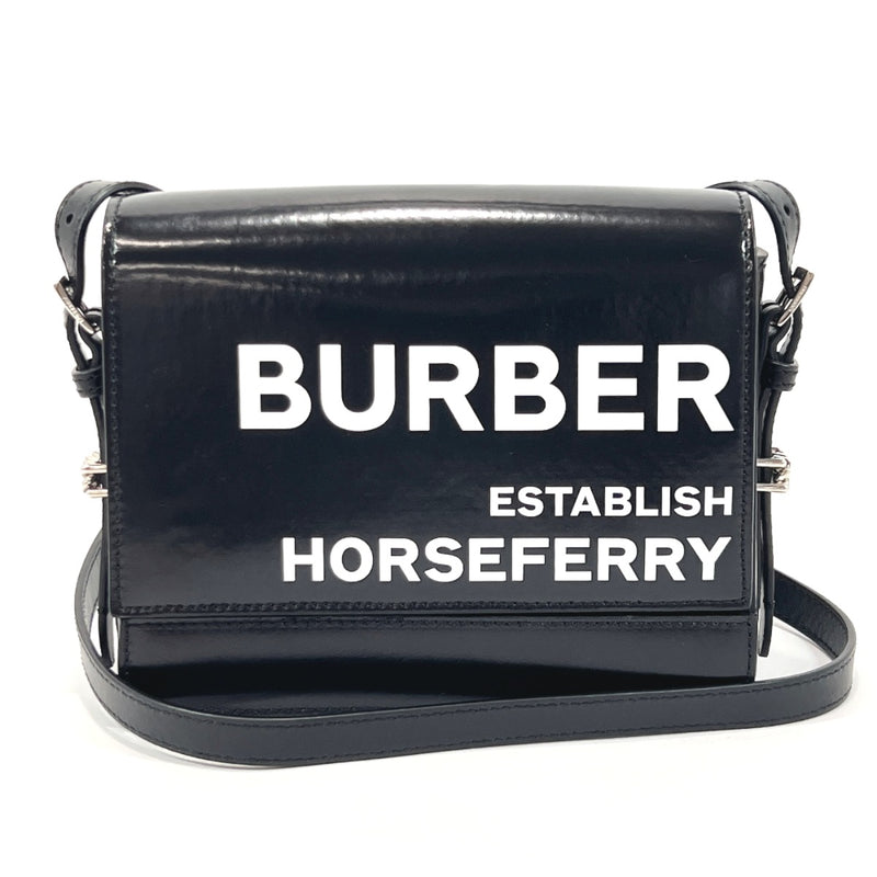 BURBERRY Shoulder Bag 8026096 leather Black Women Used