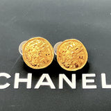 CHANEL Earring Hose motif Gold Plated gold Women Used