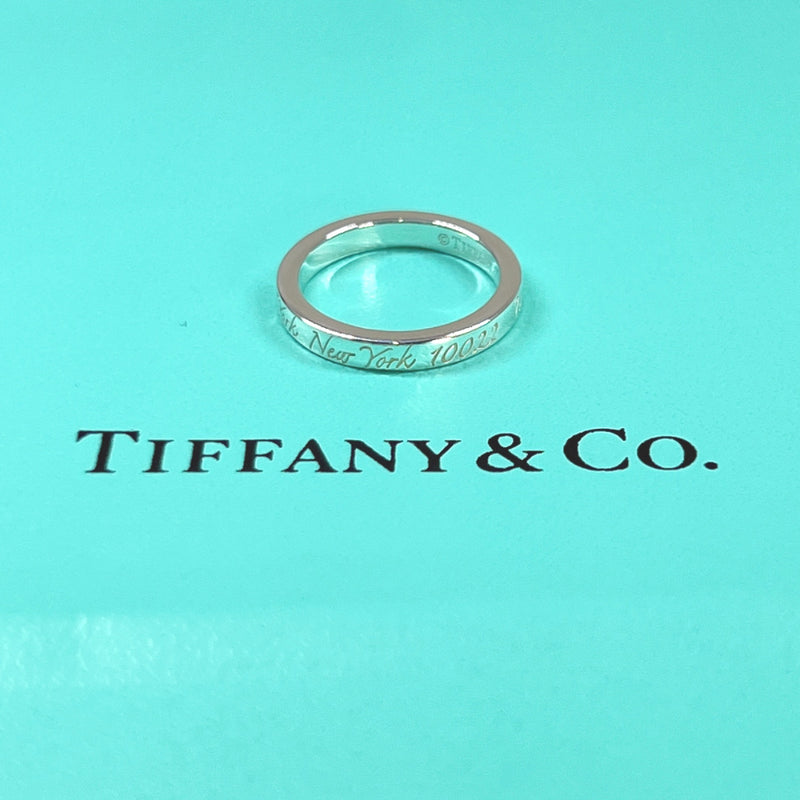 TIFFANY&Co. Ring Notes narrow ring Silver925 #9(JP Size) Silver Women Used
