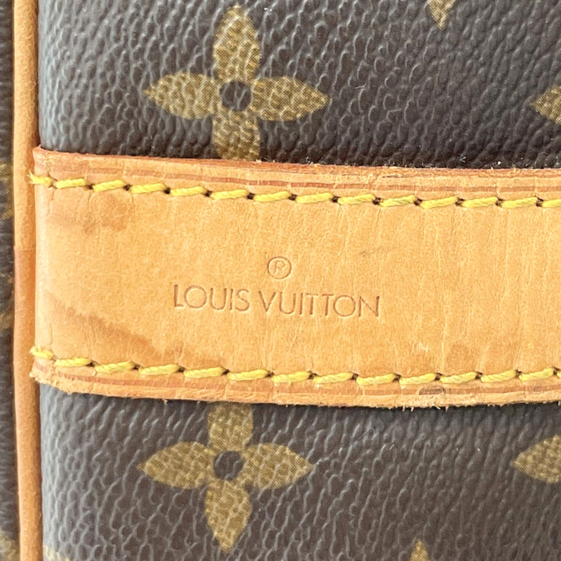 Shop Louis Vuitton Keepall Unisex Calfskin 2WAY Leather Logo