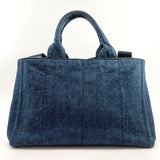 PRADA Tote Bag B1877G Canapa denim blue Women Used