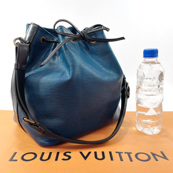 LOUIS VUITTON Shoulder Bag M44152 Petit Noe Epi Leather blue Women Used
