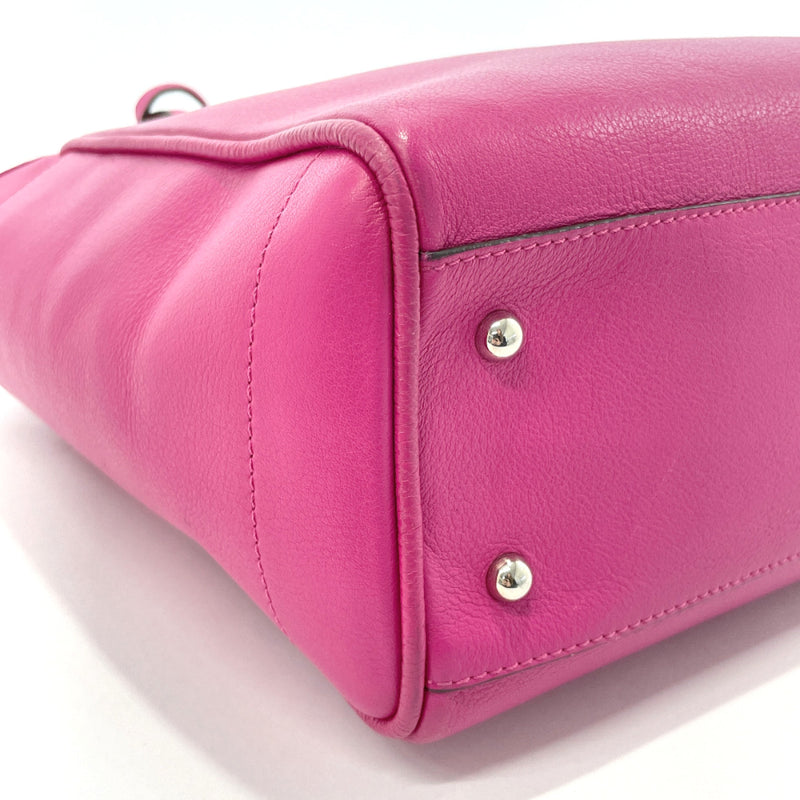 LOEWE Tote Bag 377.79.751 Heritage leather pink pink Women Used
