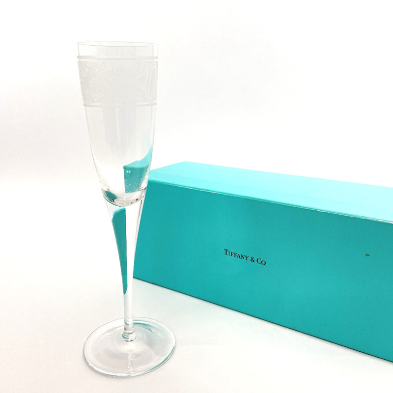 TIFFANY&Co. glass Champagne glasses 2000 millennium anniversary Glass clear unisex Used