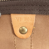 LOUIS VUITTON Boston bag M41414 Keepall Bandriere 55 Monogram canvas Brown unisex Used
