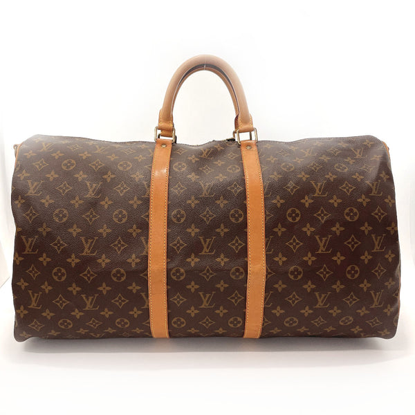 LOUIS VUITTON Boston bag M41412 Keepall Bandouliere 60 Monogram  canvas/Leather Brown unisex Used