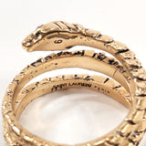 SAINT LAURENT PARIS Ring snake metal/Rhinestone #10.5(JP Size) gold Women Used