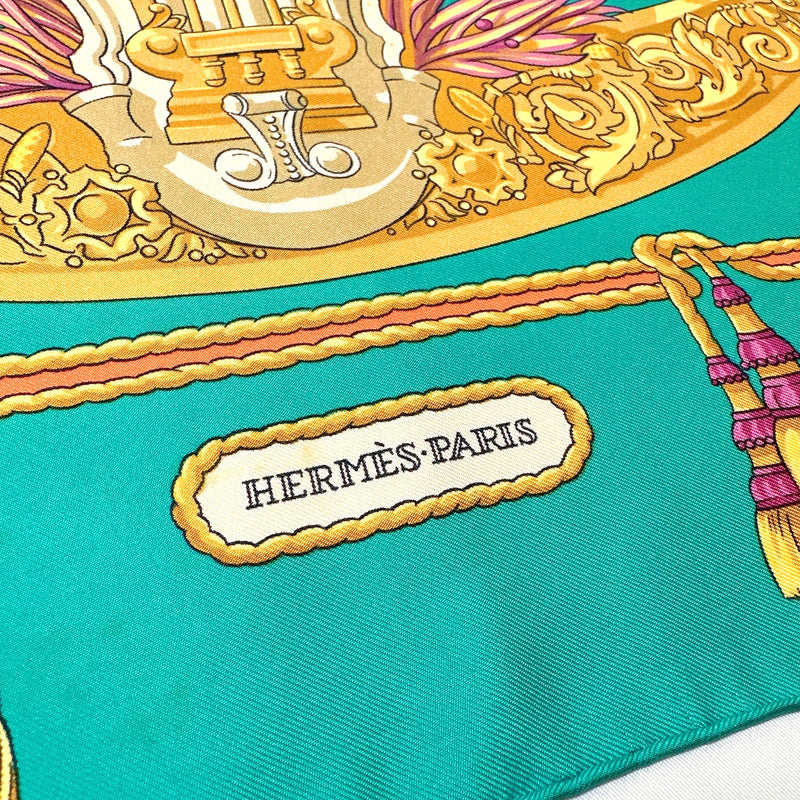 HERMES scarf Carre90 HOMMAGE A CHARLES GARNIER silk multicolor Women Used