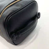 CHANEL Handbag Bicolole vanity bag lambskin Black Women Used