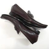 BOTTEGAVENETA loafers Intrecciato leather Brown Women Used