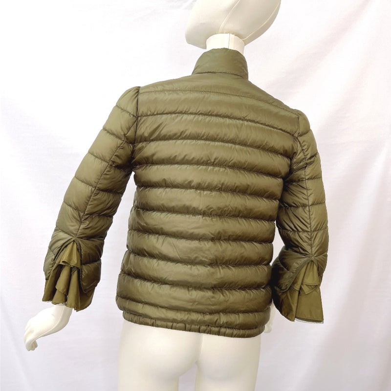 MONCLER Down jacket SERI Shiny nylon line Nylon khaki Women Used