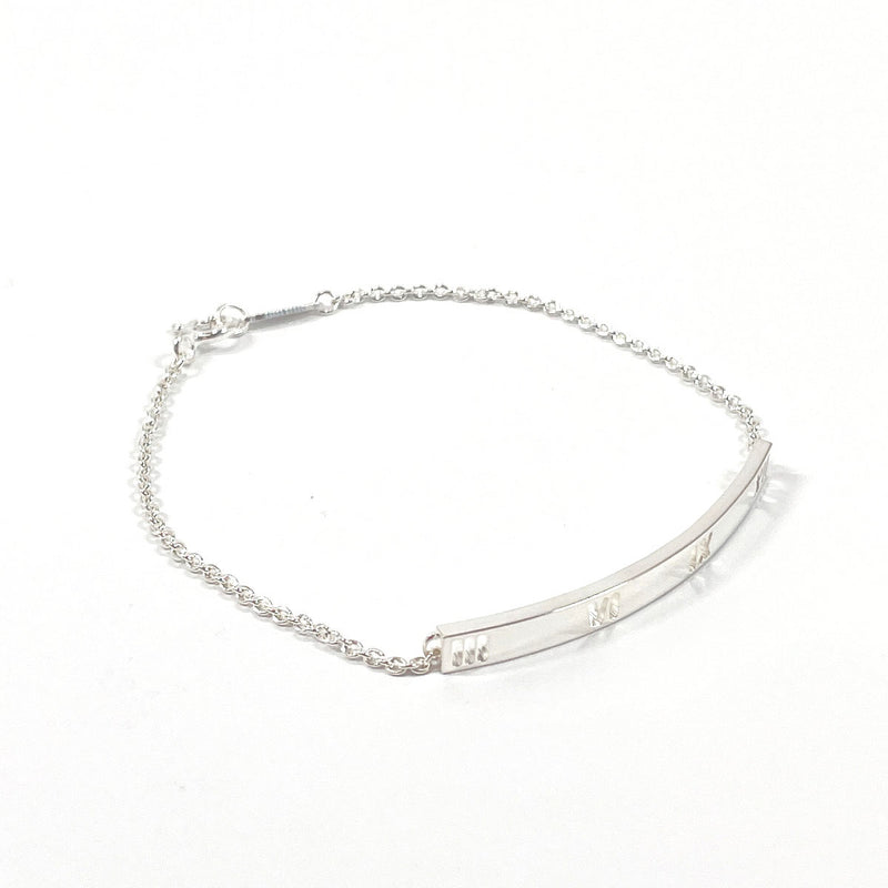 TIFFANY&Co. bracelet Atlas bar Silver925 Silver Women Used