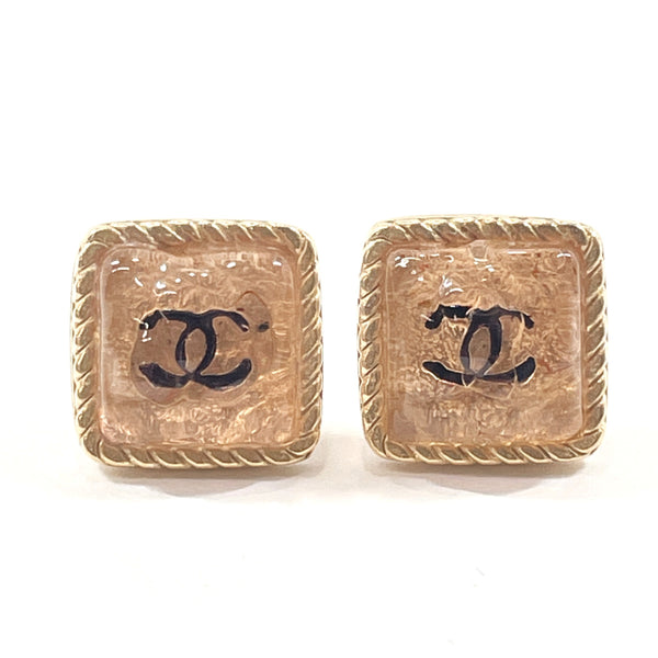 CHANEL earring COCO Mark metal gold gold 00C Women Used