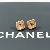 CHANEL earring COCO Mark metal gold gold 00C Women Used