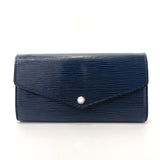 LOUIS VUITTON purse M60585 Portefeiulle Sarah Epi Leather blue blue Women Used