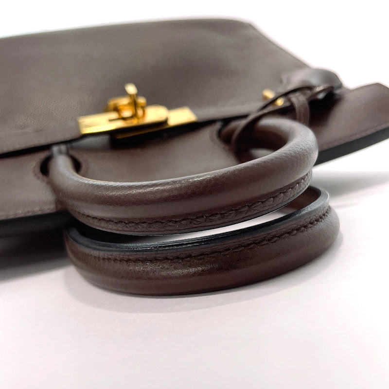 Hermès Haut à Courroies Leather Handbag