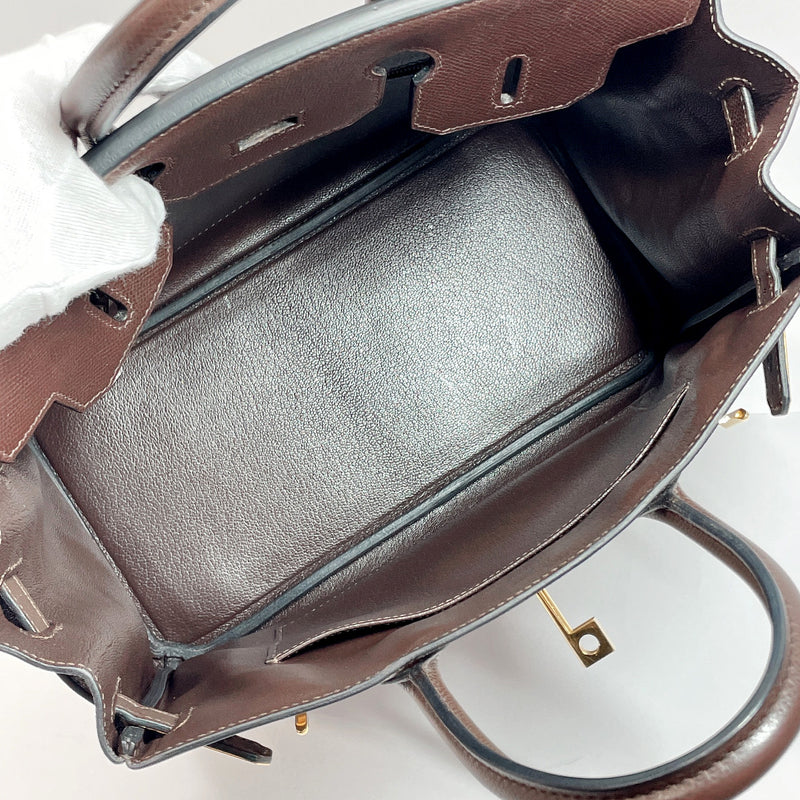 Haut à courroies leather handbag Hermès Camel in Leather - 35665756